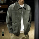  ArmyGreen Denim Coat
